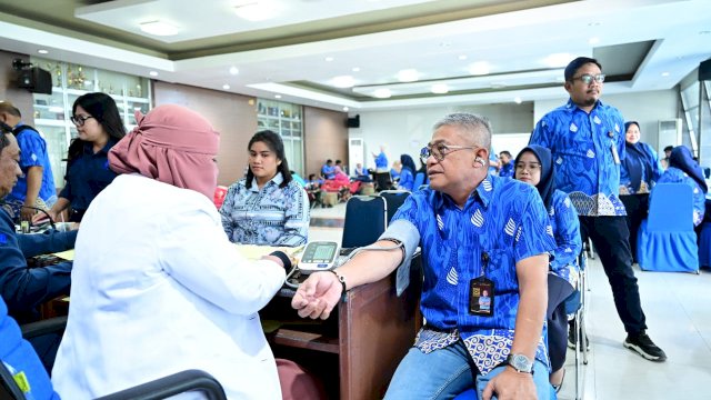 Ultah ke 100, Perumda Air Minum Makassar Gelar Aksi Donor Darah