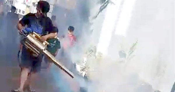 Antisipasi Penyebaran Malaria, Tim Seto-Rezki Gercep Lakukan Fogging di Kecamatan Makassar 