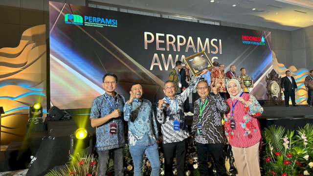 Sukses Gelar Porpamnas dan Menjadi Tuan Rumah Yang Baik, PDAM Makassar Diganjar Penghargaan dari PP Perpamsi