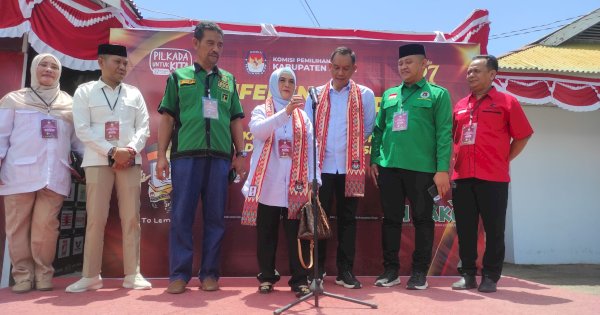 RAMAH Cakada Pertama Mendaftar di KPU Sinjai