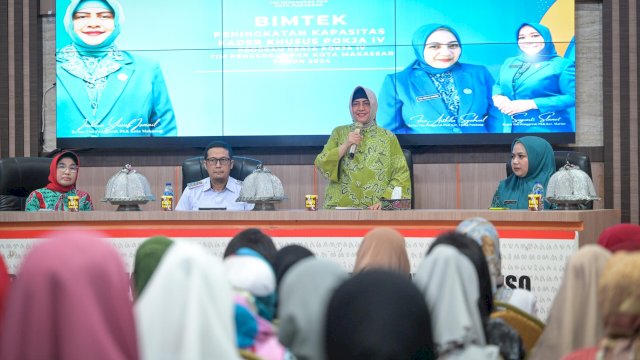 Bimtek bagi Kader Pokja IV yang digelar di Aula Kantor Camat Mariso, Rabu (31/07/2024).