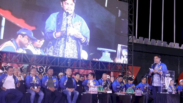 PJ Sekda Makassar, Firman Hamid Pagarra, sambut peserta Pekan Olahraga Antar Perusahaan Air Minum Nasional (Porpamnas) VIII di City Of Makassar, Minggu (04/08/2024). 