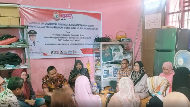DP3A Makassar Beri Edukasi KGBO, TPPO dan Eksploitasi Seksual kepada Warga Kecamatan Manggala