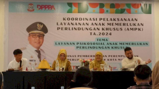DP3A Makassar Harap Warga Mendukung Layanan Psikososial Anak