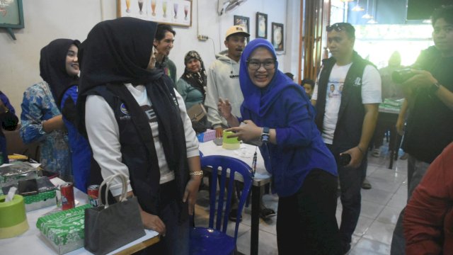 Cicu mulai bergerak perkenalkan RML atau Rezki sebagai usungan NasDem dalam Pilwalkot Makassar. Foto: dok