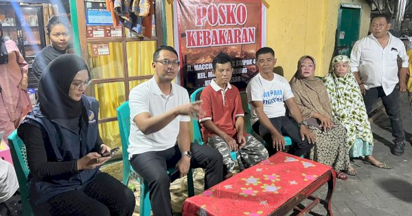 Bentuk Empati, ASA Sapa Warga dan Salurkan Bantuan Kebakaran di Maccini Gusung