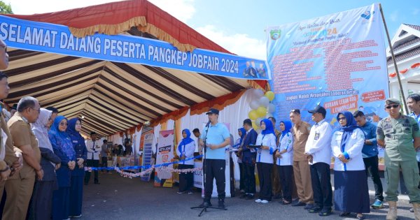 Buka lowongan hingga 400, Bupati MYL Apresiasi 25 Perusahaan di Job Fair Pangkep