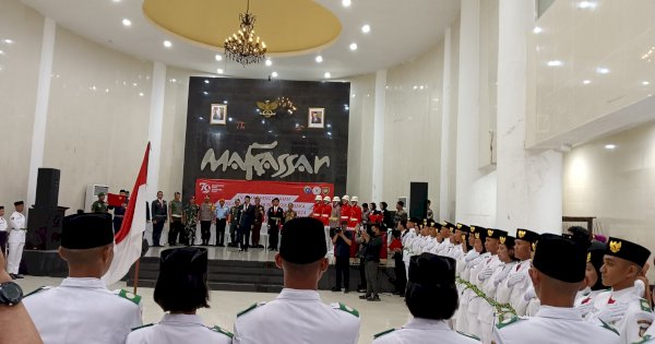 70 Pelajar Terpilih Jadi Tim Pengibaran Bendera HUT Ke-79 RI di Makassar, ini Daftarnya!