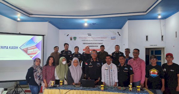 Departemen Ilmu Pemerintahan Unhas Perkenalkan Penyusunan Regulasi di Desa Moncongloe