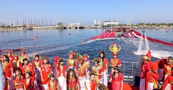 Pakaian Adat Baju Bodo hingga Patonro Semarakkan Upacara HUT RI ke-79 di Kota Makassar