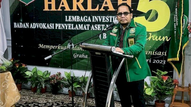 Kepala Badan LI-BAPAN-RI DPC GOWA, Baharuddin Nur Dg Gau. Foto: HN/Yusrizal