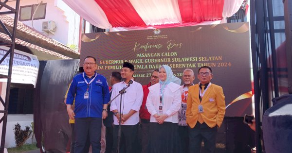 Dikawal 10 Parpol, Andala Hati Resmi Mendaftar di KPU Sulsel