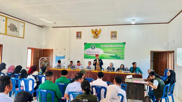 Mahasiswa KKN STIE Amkop Makassar Kembangkan Potensi Desa Barugaya