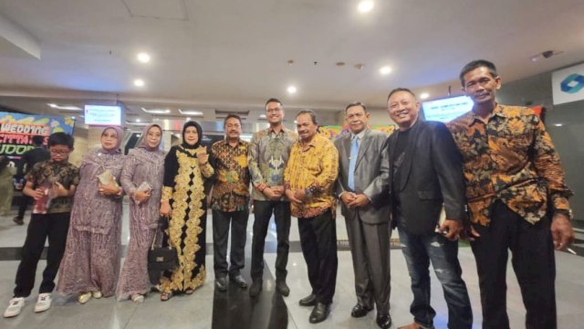 Himas Sulsel bersama Calon Wali Kota Makassar Andi Seto Asapa. Foto: dok HN
