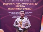 Pemkab Pangkep Didapuk Penghargaan UHC Madya Berkat Cakupan JKN hingga 99 Persen