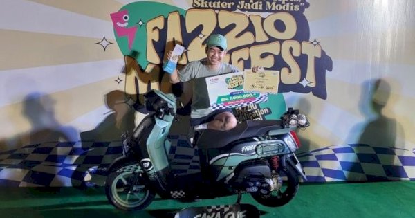 Bermodal Rp 700 Ribu, Elmo Berhasil Sabet Juara Satu Modifest 2024 Kategori Fazzio Modif Gaya Gue