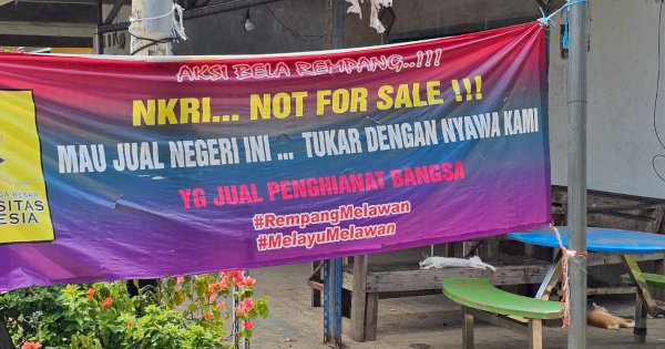 Tegas Tolak Relokasi, Warga Kampung Tua Kembali Gelar Aksi di Kantor BP Batam