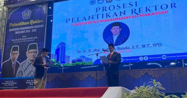 Rakhim Nanda Resmi Dilantik Rektor Unismuh Periode 2024-2028