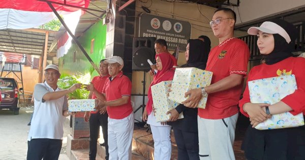 Rayakan HUT RI ke-79, Perumda Pasar Makassar Gelar Lomba Senam dan Jumat Bersih