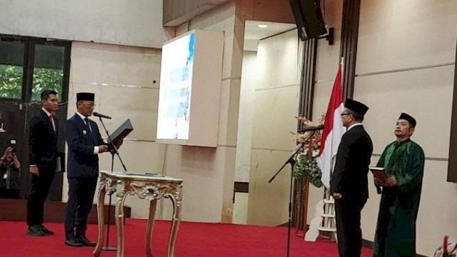 PJ Bupati Sinjai Hadiri Pelantikan Sekprov Sulsel