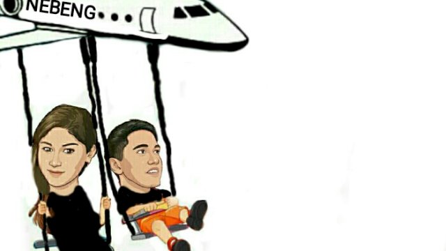 Karikatur Kaesang Pangarep nebeng jet pribadi (Dodi/harian.news)