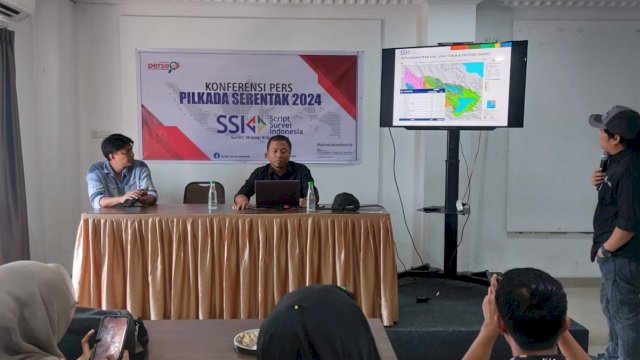 SSI merilis survei di Pilkada Lutim, Jumat (13/9). 
