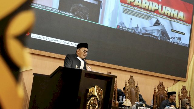 Wali Kota Makassar, Moh Ramdhan Pomanto dalam rapat terakhir bersama DPRD Makassar. Foto: HN/Sinta