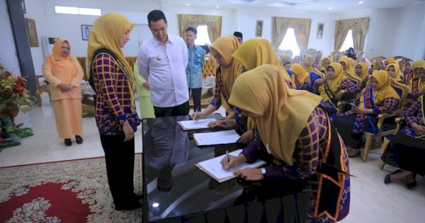 Ini Pesan Bupati Pangkep MYL Usai Pengukuhan Bunda PAUD Tingkat Kelurahan, Desa dan Kecamatan