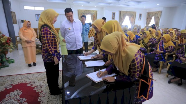 Ini Pesan Bupati Pangkep MYL Usai Pengukuhan Bunda PAUD Tingkat Kelurahan, Desa dan Kecamatan