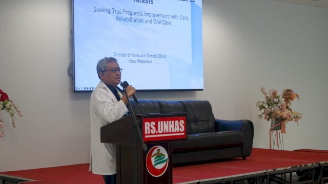 Kuliah tamu yang digelar di Unhas. Foto: dok