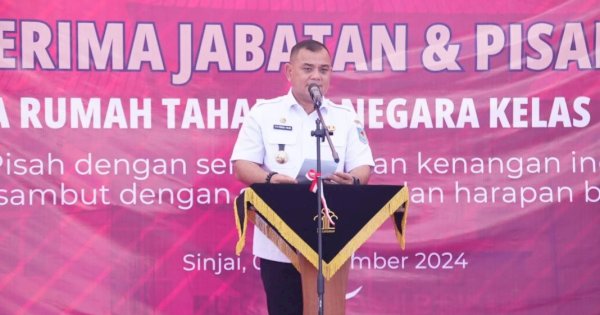 Pisah Sambut Karutan Sinjai, Pesan Mengharukan Pj T.R Fahsul