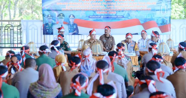 Tiga Pilar Kabupaten Pangkep Gelar Tudang Sipulung Pilkada Damai