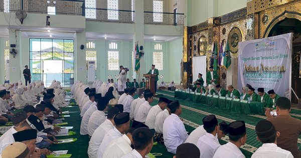 UMI Perdalam Ilmu Agama Maba Lewat Pekan Pesantren di Darul Mukhlisin Padanglampe Pangkep