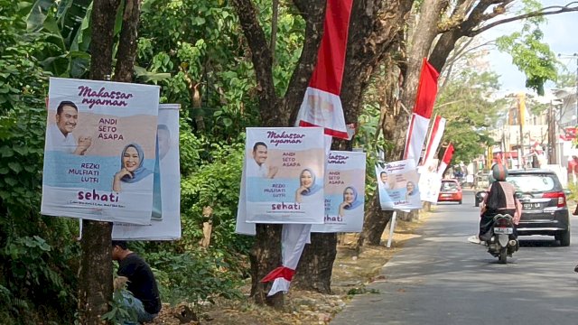 Pekan Depan DLH Lakukan Pembersihan APK Terpaku di Pohon