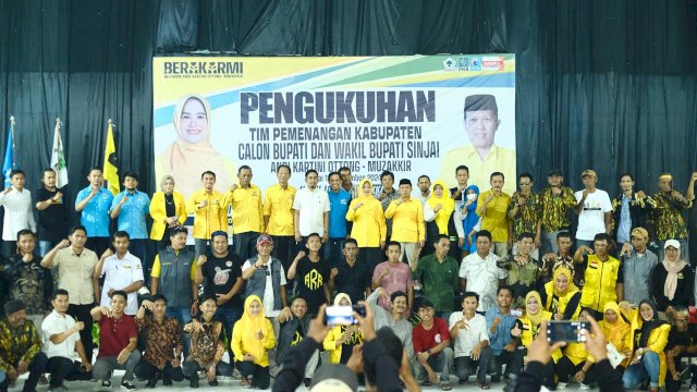 Ngeri ! 68 Komunitas Besar di Sinjai Siap Menangkan Akar-Muzakkir 