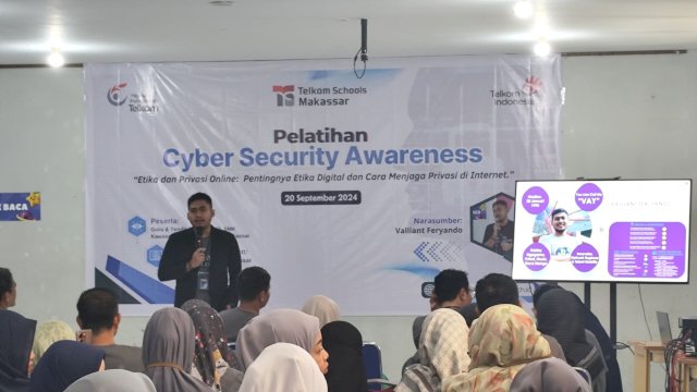 Waspada Ancaman Cyber, Telkom Latih 189 Guru Etika Digital dan Privasi Online