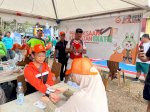 Indira-Ilham Ambil Hati Warga Lewat Pemeriksaan Kesehatan Gratis Bertajuk Orange Care