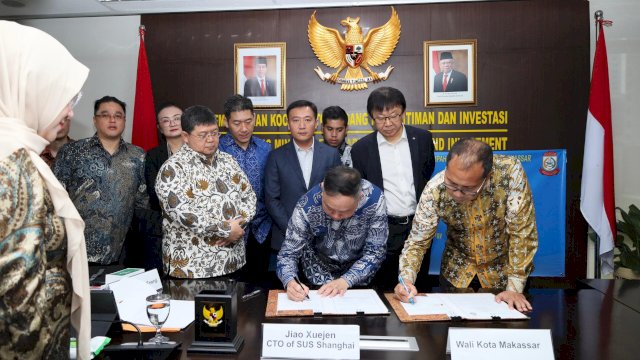 H-1 Cuti, Danny Pomanto Teken MoU PSEL Kota Makassar: Akhir Tahun Ground Breaking