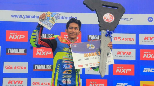 Hasil Yamaha Cup Race 2024 Seri 1 Pangkep, Nur Alfath Boyong Yamaha MX King
