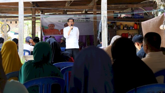 Cawagub Azhar Arsyad Temui Petani Bawang di Enrekang