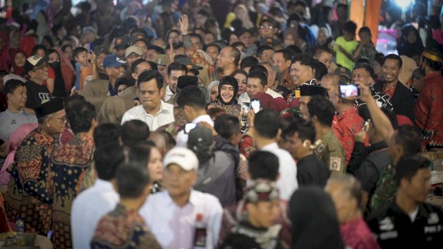 Indira Yusuf Ismail Dampingi Wali Kota Makassar Meriahkan Pesta Rakyat HUT RI ke-79 di Tiga Kecamatan