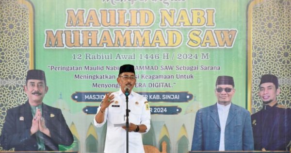 Peringati Maulid Nabi Muhammad SAW Menjadi Agenda Perdana PJ Bupati Sinjai