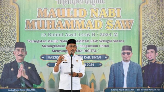 Peringati Maulid Nabi Muhammad SAW Menjadi Agenda Perdana PJ Bupati Sinjai