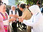 Ibu Negara Iriana Joko Widodo Kunjungi Posyandu Asoka 7A, Indira Yusuf Ismail Tampilkan Keunggulan Layanan Kesehatan Makassar