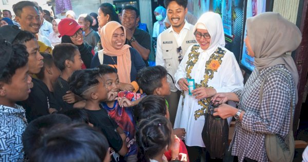 Ketua TP PKK Makassar Tinjau Lokasi Kebakaran di Bara-barayya