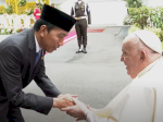 Hadir di Istana, Paus Fransiskus Disambut Upacara Kenegaraan