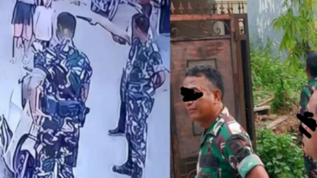 Hasil rekaman CCTV di Perumahan Bumi Husada Indah, Kecamatan Manggala, Kota Makassar. Foto: IG @tentang_gowa