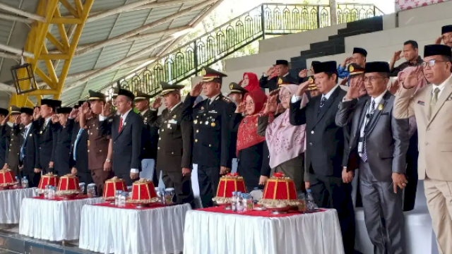 Wakil Bupati Pangkep Pimpin Acara Peringatan Hari Pancasila