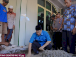 Bupati Pangkep MYL Lakukan Peletakan Batu Pertama Pembangunan Masjid Nurul Mubarak