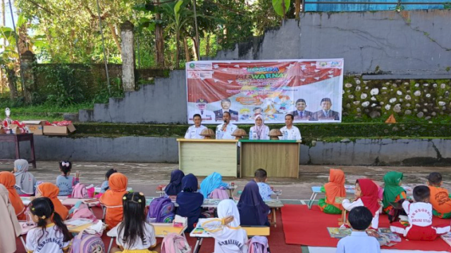 Sambut HUT Ke-79 RI, Dua OPD Pemkab Sinjai Inisiasi Lomba Mewarnai Tingkat TK